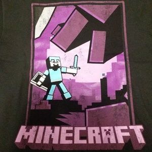 Minecraft Steve T Shirt Boys XL